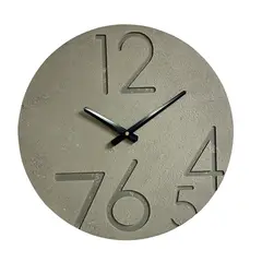 Just Home Collection - Reloj muro Varan 40cm gris