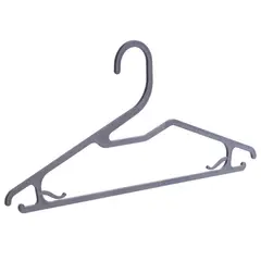 Casa Bonita - Set 10 ganchos para ropa gris