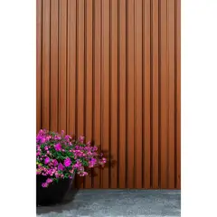 Extrutech - Lambrín Coextruido para exterior de 3.00m x 20cm x 2.5cm Teka