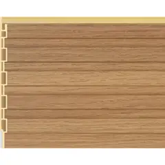 Holztek - Lambrin para interior WPC Light Brown 16 x 240 cm mate 0.39 m2