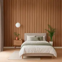 Holztek - Lambrin para interior WPC Brown 16 x 240 cm