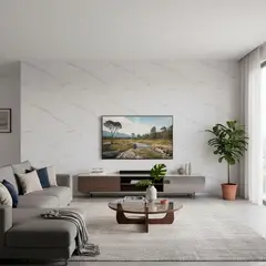 Holztek - Muro de mármol SPC Calacatta 120 x 240 cm Brillante 2.88 m2