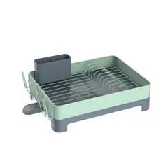 Just Home Collection - Escurridor de trastes menta / gris