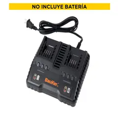 Bauker - Cargador Doble 2A 20 V,