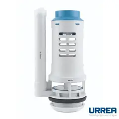 Urrea - Válvula de Descarga Dual, Botón Superior Taza Tanque 3"