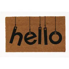 Just Home Collection - Tapete coco hello cuelga 45x75
