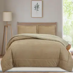 Just Home Collection - Edredón Clasic Solid Queen