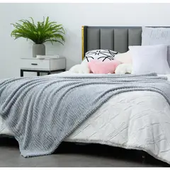 Just Home Collection - Manta sherpa urb 125x150 gr