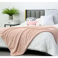 Just Home Collection - Manta sherpa clas 125x150 rs