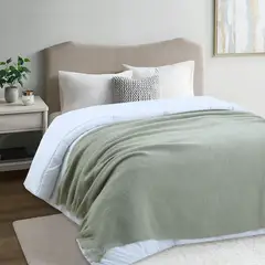 Just Home Collection - Manta boho 130x160 verde