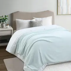 Just Home Collection - Manta nordico 130x160 gris