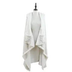 Just Home Collection - Bata Con Gorro 125X150 Azul