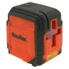 Bauker - Nivel 2 Líneas Laser Rojo 10 m,