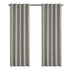 Just Home Collection - Cortina presilla esc 140x220 gris