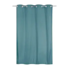 Just Home Collection - Cortina velvet sólido 140x220 turquesa