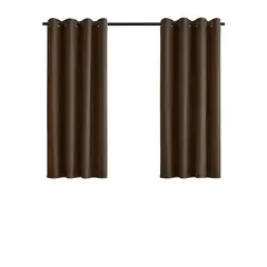 Just Home Collection - Cortina b/out text 140x150 chocolate