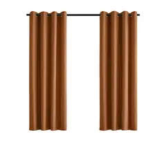 Just Home Collection - Cortina b/out text 140x180 terra
