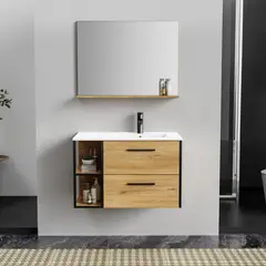 Sensi Dacqua - Mueble de Baño con Lavamanos 80 cm Lisboa