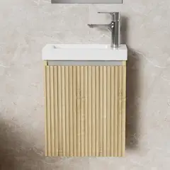Sensi Dacqua - Mueble de Baño con Lavamanos 40 cm Moscú Oak