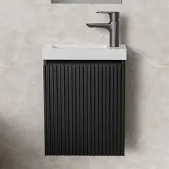 Sensi Dacqua - Mueble de Baño con Lavamanos 40 cm Moscú Negro