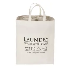 Just Home Collection - Cesto de Ropa de Tela con Tapa