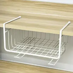 Just Home Collection - Canasto Organizador Colgante de Estante Chico