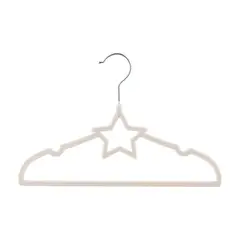 Just Home Collection - Set Gancho Infantil Estrella Blanco 10 Piezas