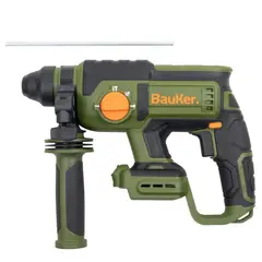 Bauker - Rotomartillo SDS Plus (No Incluye Baterías, Ni Cargador),
