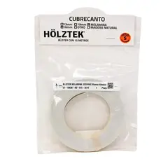 Holztek - Cubrecanto de melamina Blanco 15m de 16 mm