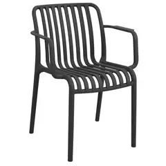 Just Home Collection - Silla Atenas Negro Resina