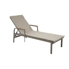 Just Home Collection - Reposera Metálica Dubai con Cojín