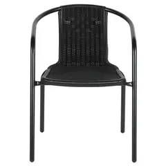Just Home Collection - Silla Ratan Negra