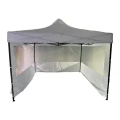 Just Home Collection - Toldo Plegable Blanco 3x3