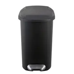 Just Home Collection - Basurero Negro 6 Litros