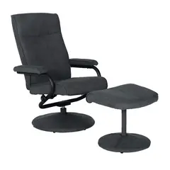 Just Home Collection - Sillón Berger con Apoya Pies Gira 360