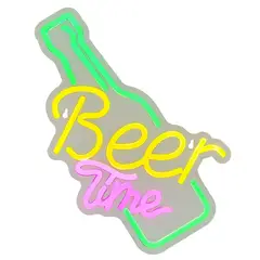 Just Home Collection - Sb letrero led neon beer wine