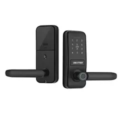 Dexter - Cerradura Smart Manija Tubular P130, Negro