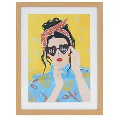 Just Home Collection - Cuadro Decorativo Girl 23x43 cm