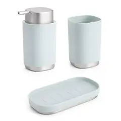 Just Home Collection - Set de 3 Accesorio de Baño Verde