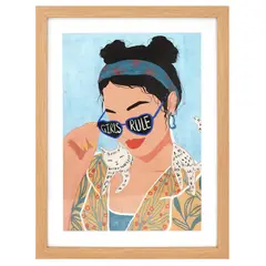 Just Home Collection - Cuadro Decorativo Girl 33x44cm