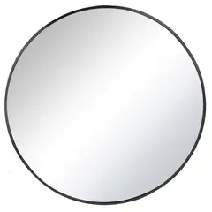 Just Home Collection - Espejo Redondo Negro 100cm