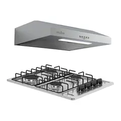 Mabe - Parrilla Con Campana 60 cm Inox PM60CMP60SX0