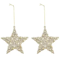 Dear Santa - Set 2 Estrellas 9 cm Noche dorada