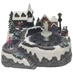 Dear Santa - Villa de Navidad Fuente de Agua 20 cm