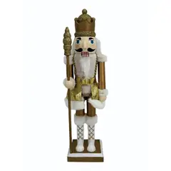 Dear Santa - Cascanueces Navideño Dorado 40cm