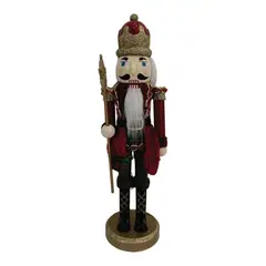 Dear Santa - Cascanueces Navideño Rojo/Verde 28cm