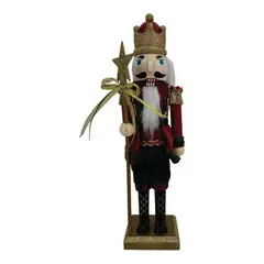 Dear Santa - Cascanueces Navideño Rojo/Verde 40cm