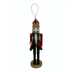 Dear Santa - Cascanueces Navideño Rojo/Verde 17cm