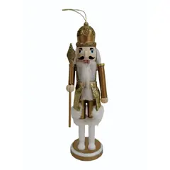 Dear Santa - Cascanueces Navideño Dorado 17cm