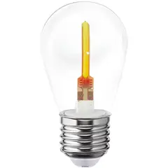 Aksi - Foco LED Flash Filamento E27 de 1W Rojo
